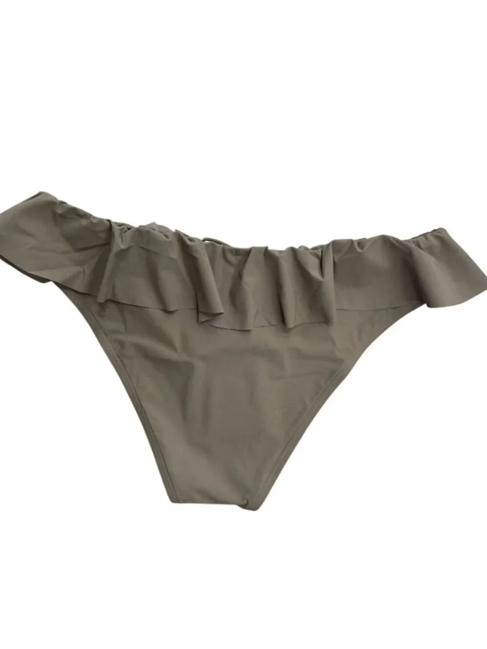 NWT Maryam Nassir Zadeh X J.Crew Size M Ruffle Bikini Bottoms Polyamide P0607